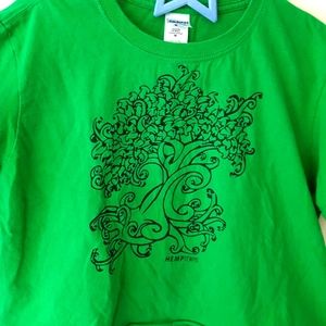 Hemp Temps Green Crop Tee